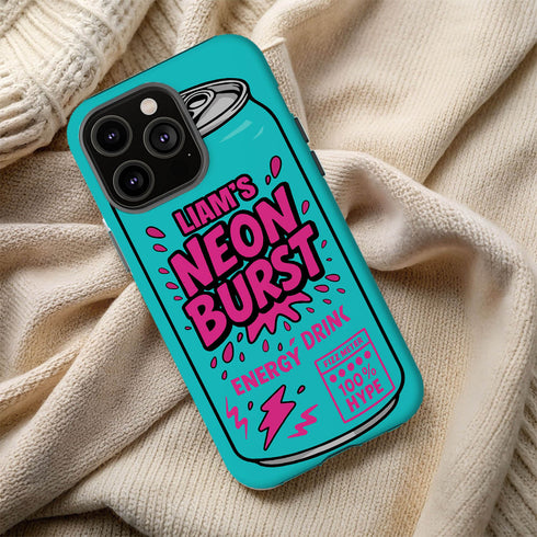 Personalized Sports Energy Drink iPhone Case
